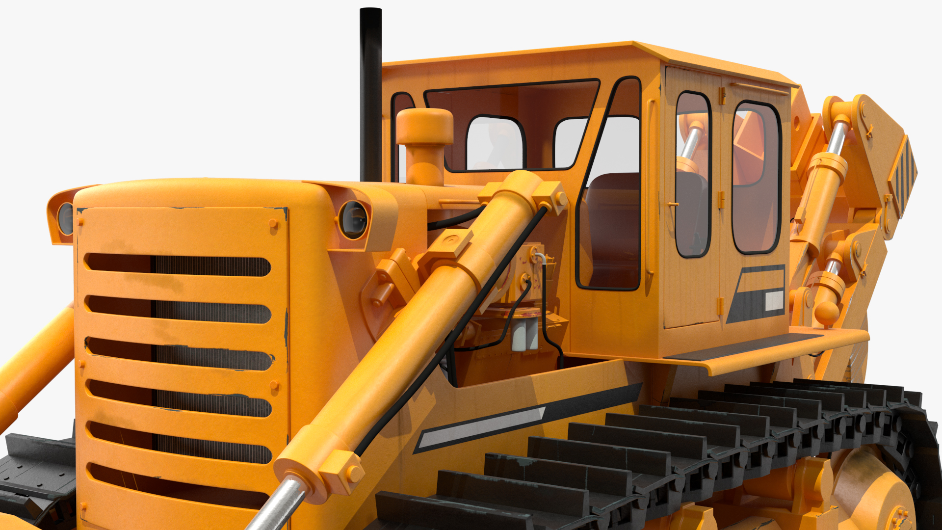 3D Crawler Dozer model