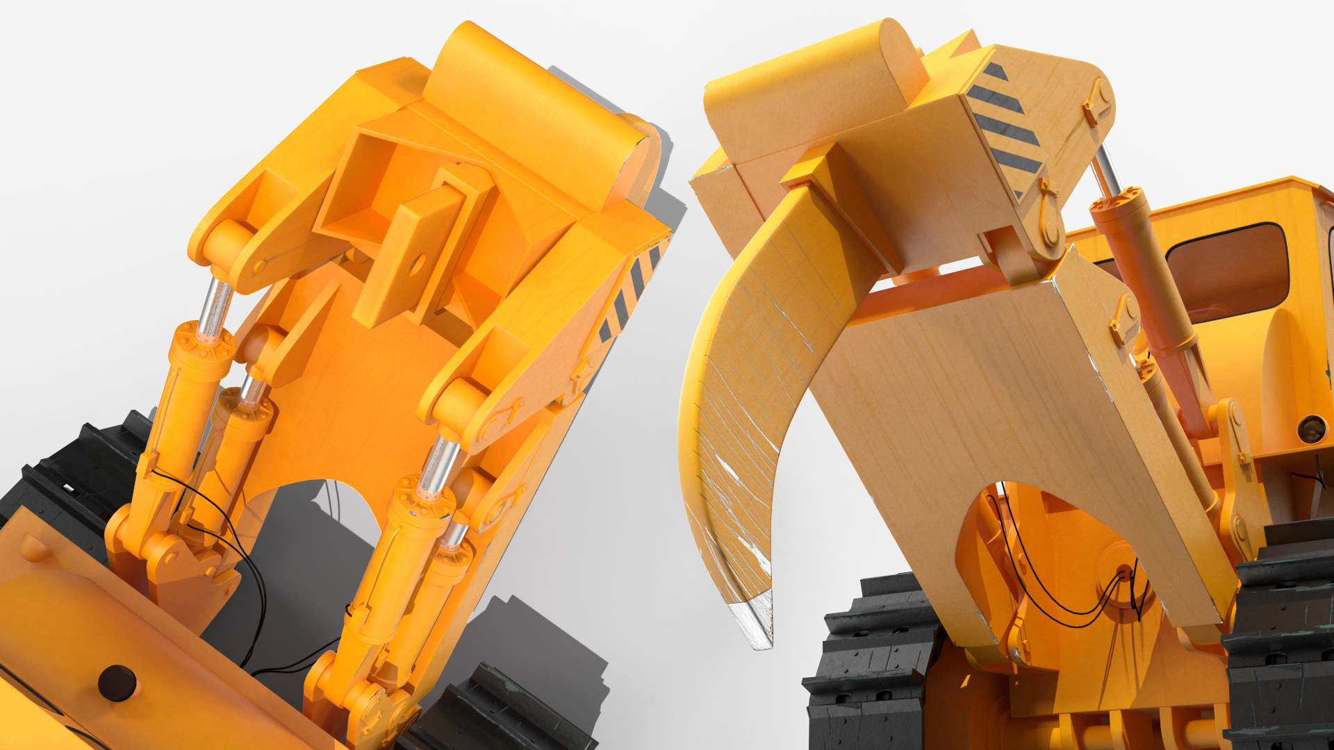 3D Crawler Dozer model