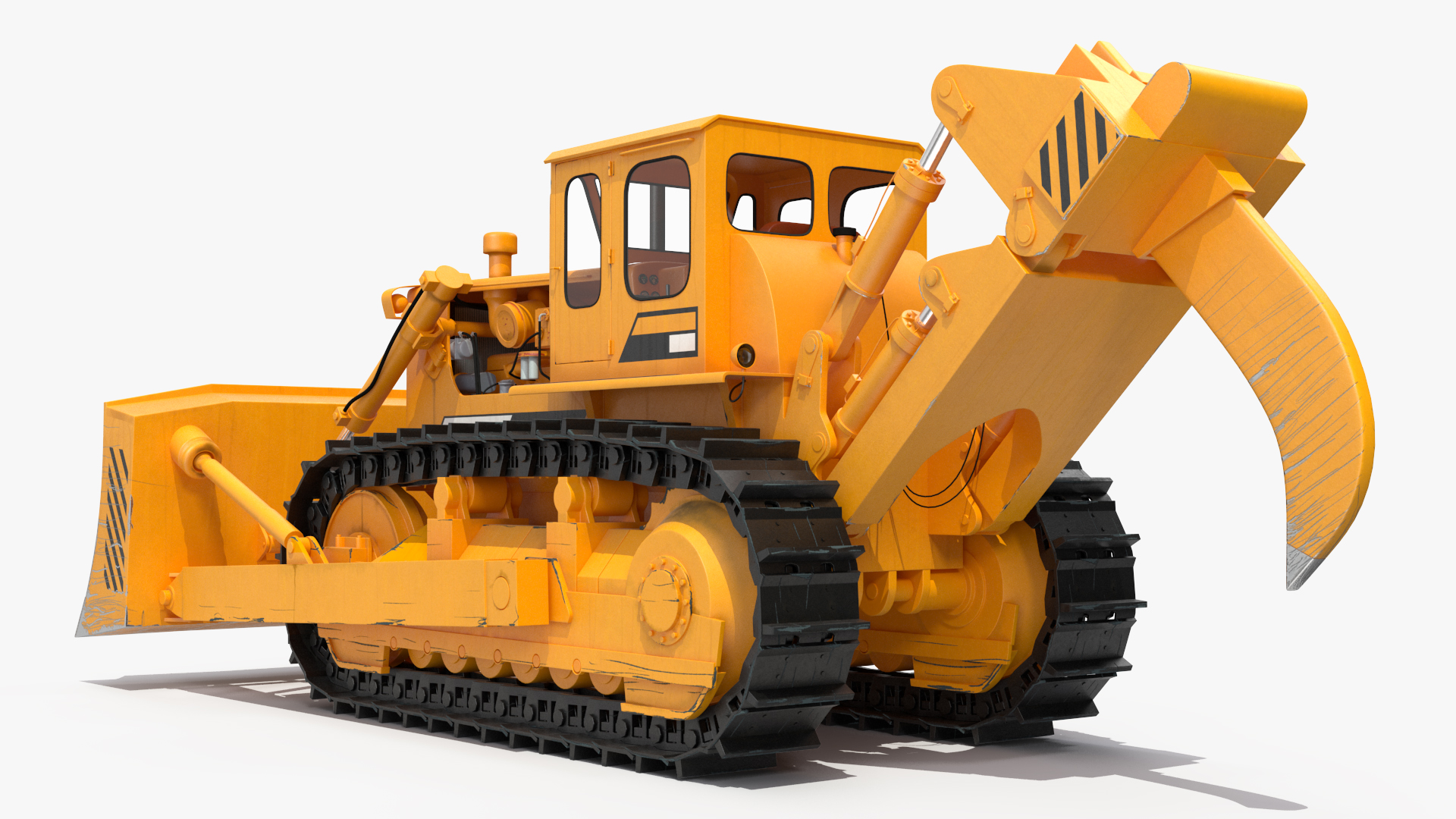 3D Crawler Dozer model