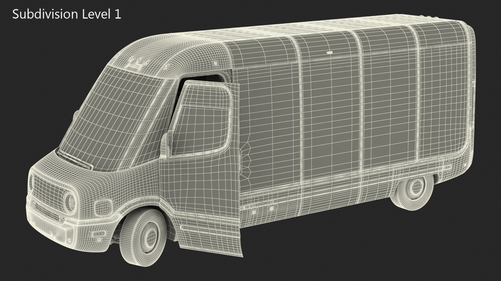 3D model Amazon Electric Delivery Van Rigged