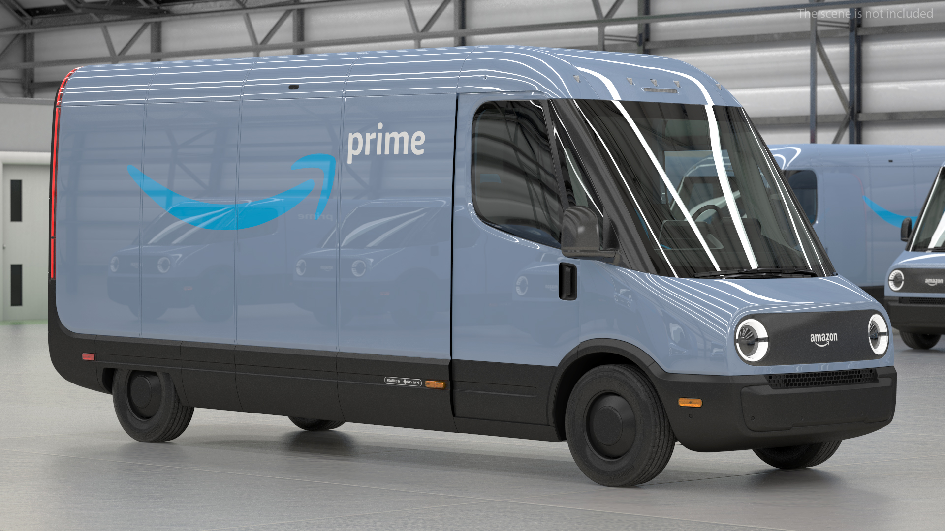 3D model Amazon Electric Delivery Van Rigged