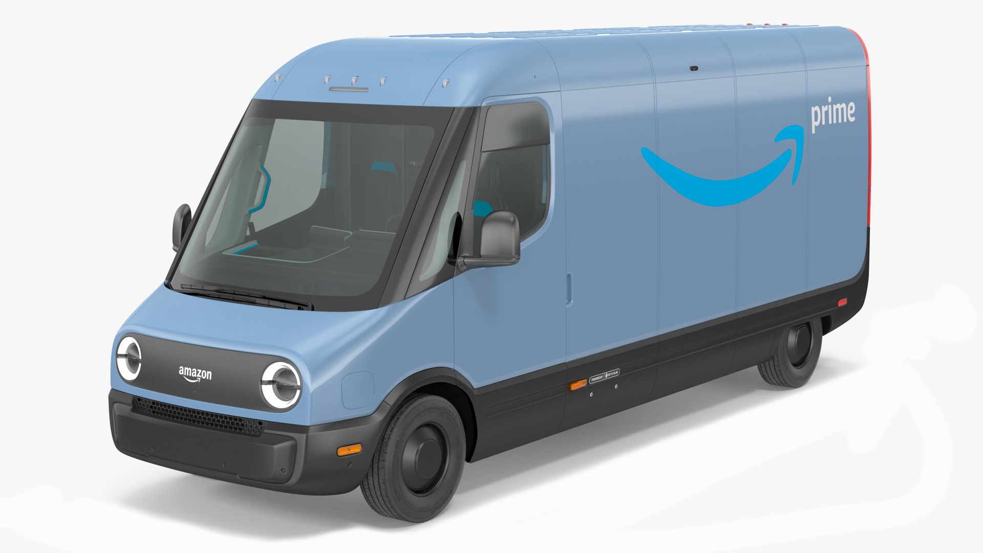 3D model Amazon Electric Delivery Van Rigged