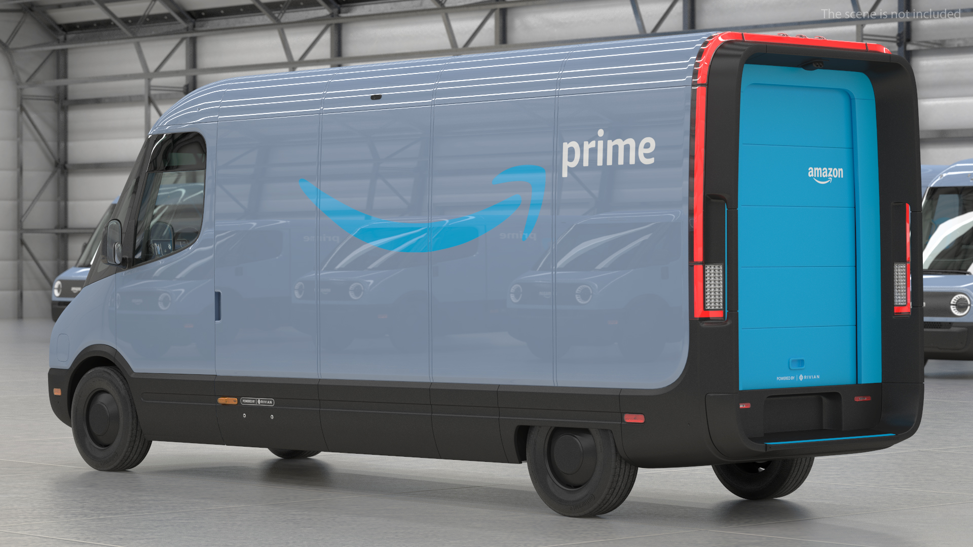 3D model Amazon Electric Delivery Van Rigged