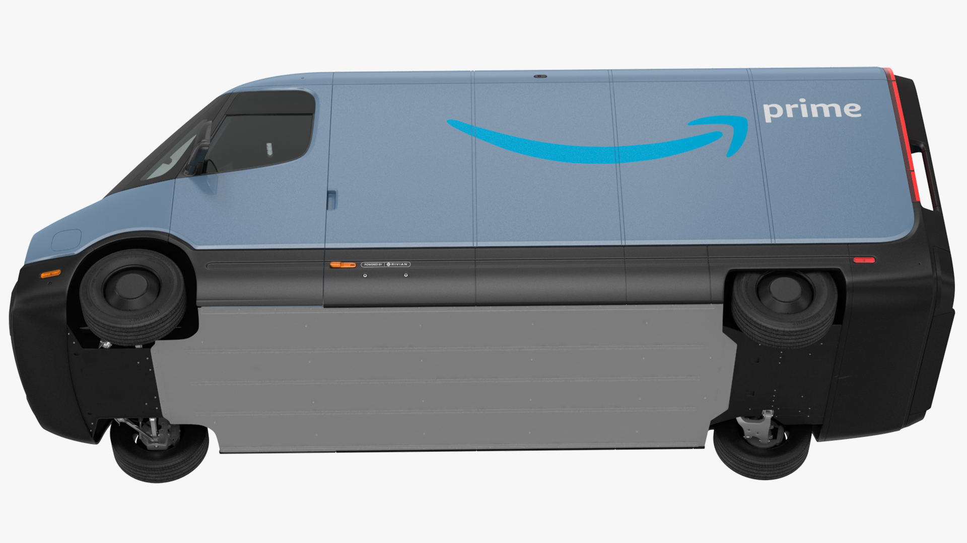 3D model Amazon Electric Delivery Van Rigged