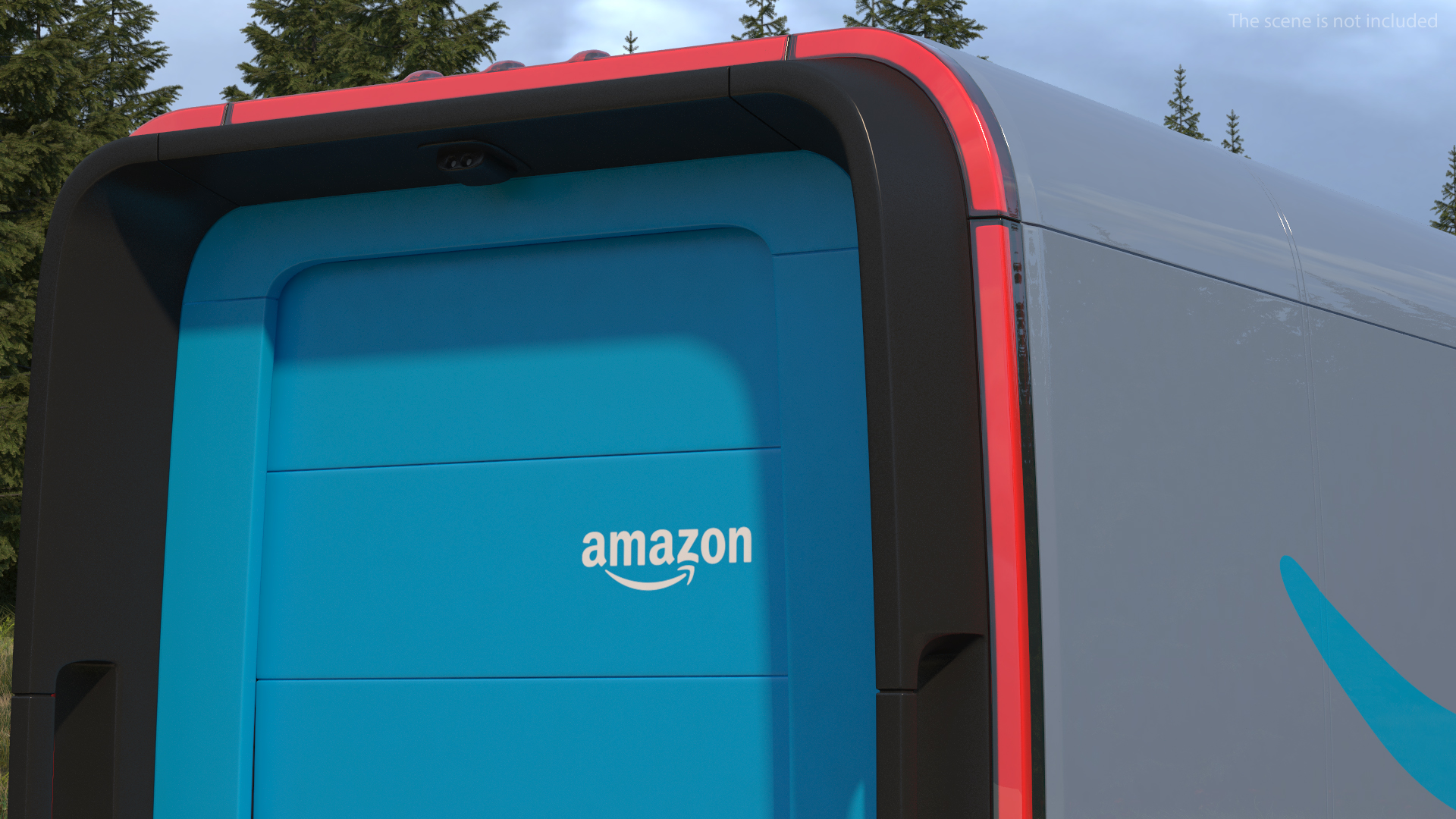 3D model Amazon Electric Delivery Van Rigged