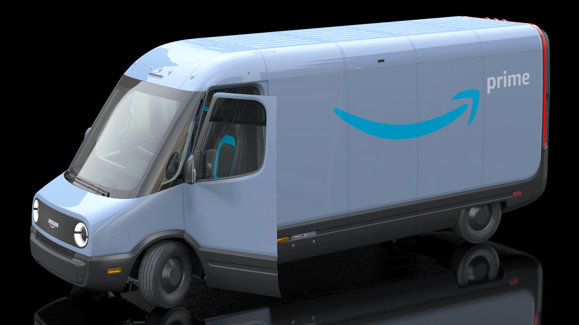 3D model Amazon Electric Delivery Van Rigged