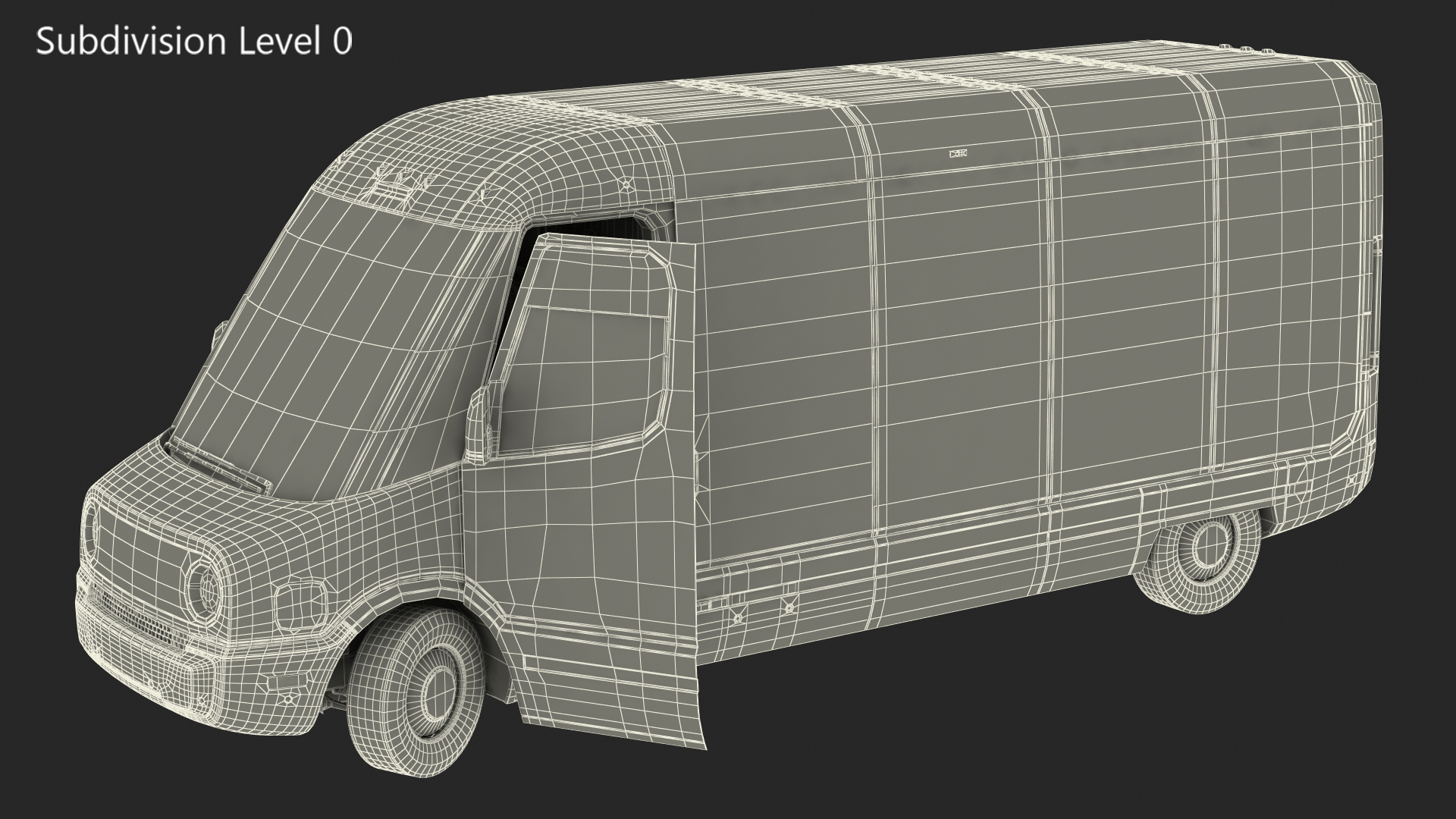 3D model Amazon Electric Delivery Van Rigged