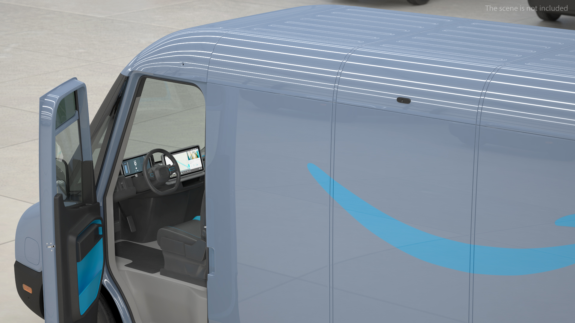 3D model Amazon Electric Delivery Van Rigged