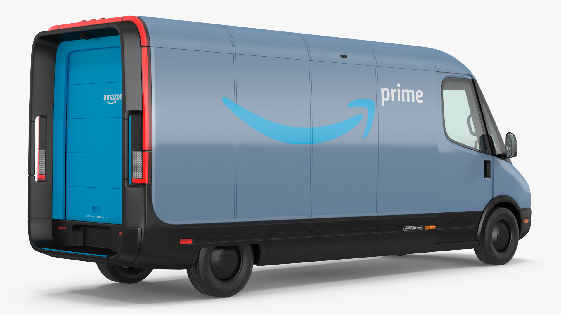 3D model Amazon Electric Delivery Van Rigged