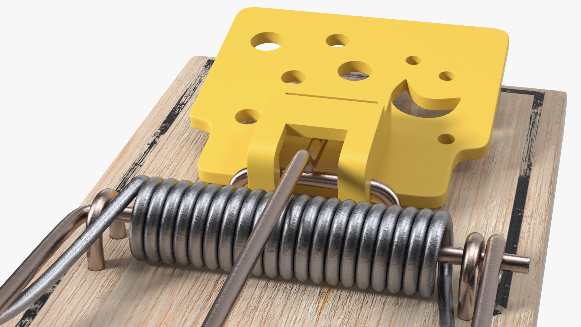 Trigger Plate Mouse Trap 3D model