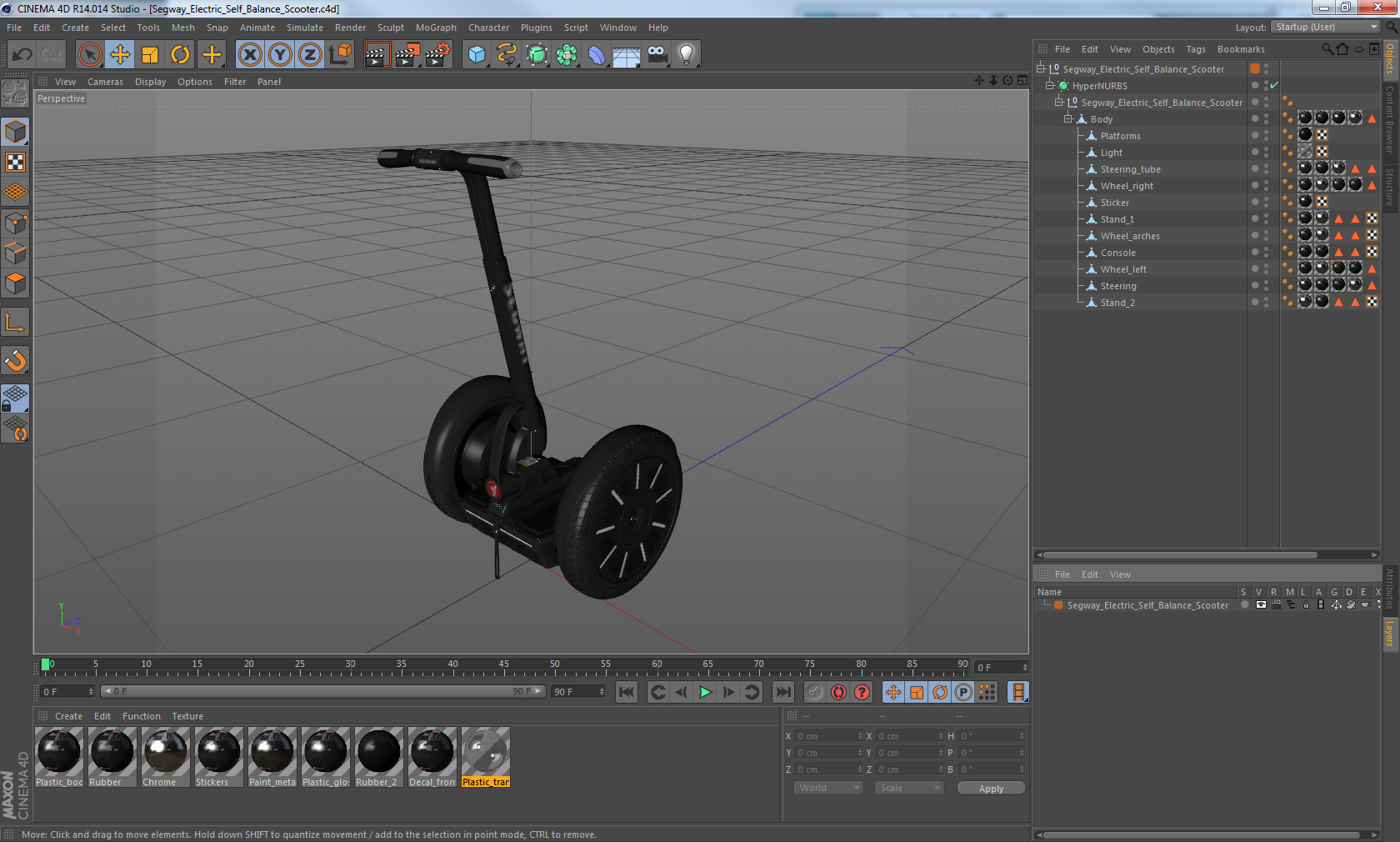 3D Segway Electric Self Balance Scooter