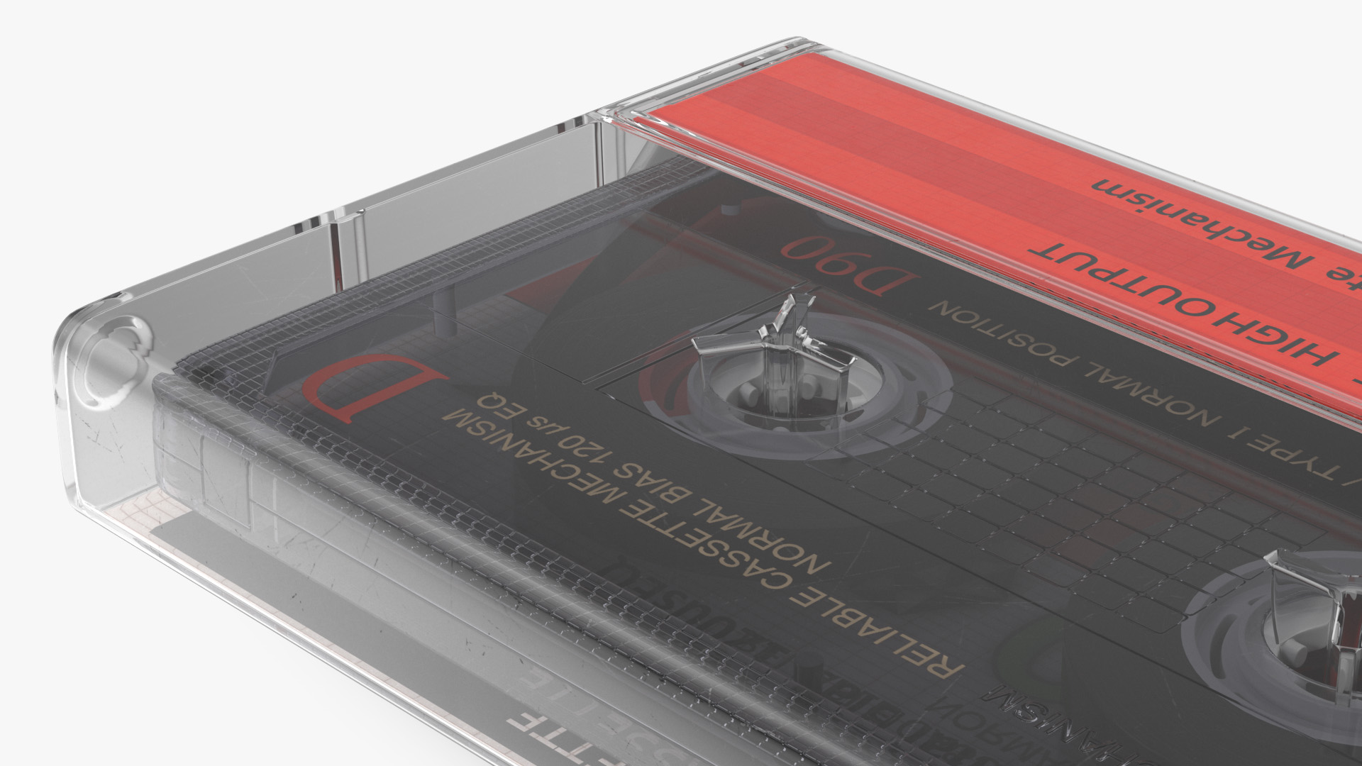 3D model TDK D90 Cassette Tape with Box