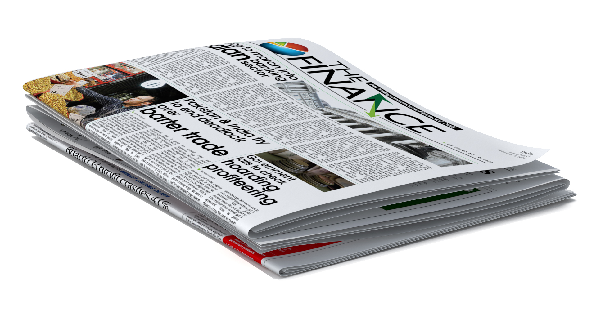 Newspaper 3D model