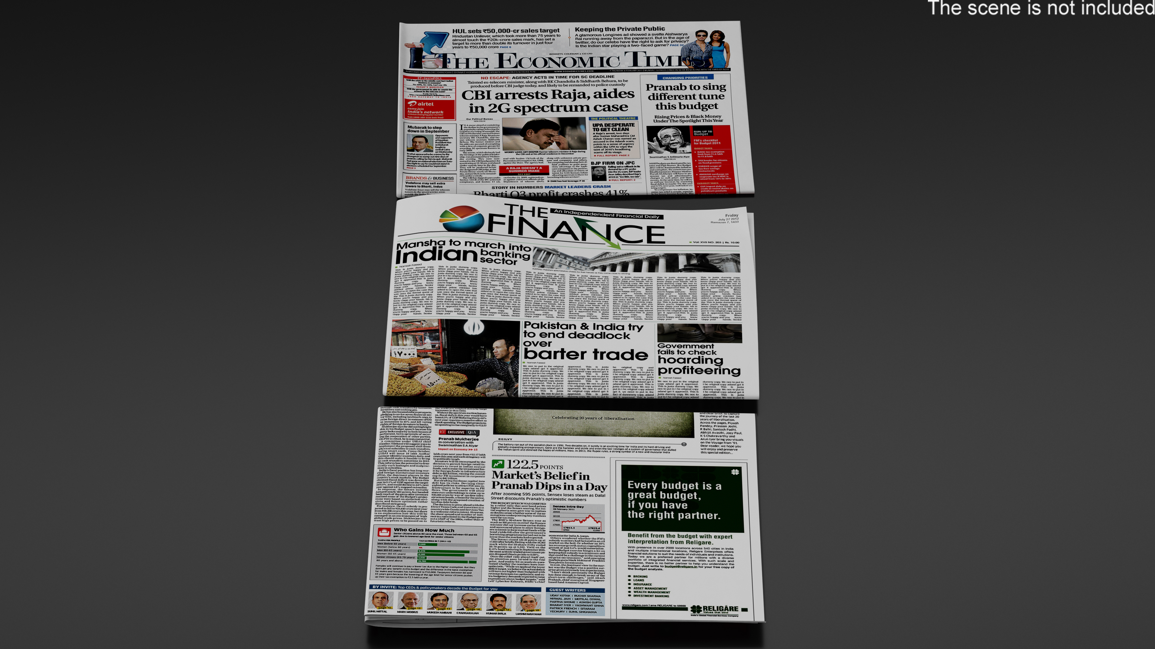 Newspaper 3D model