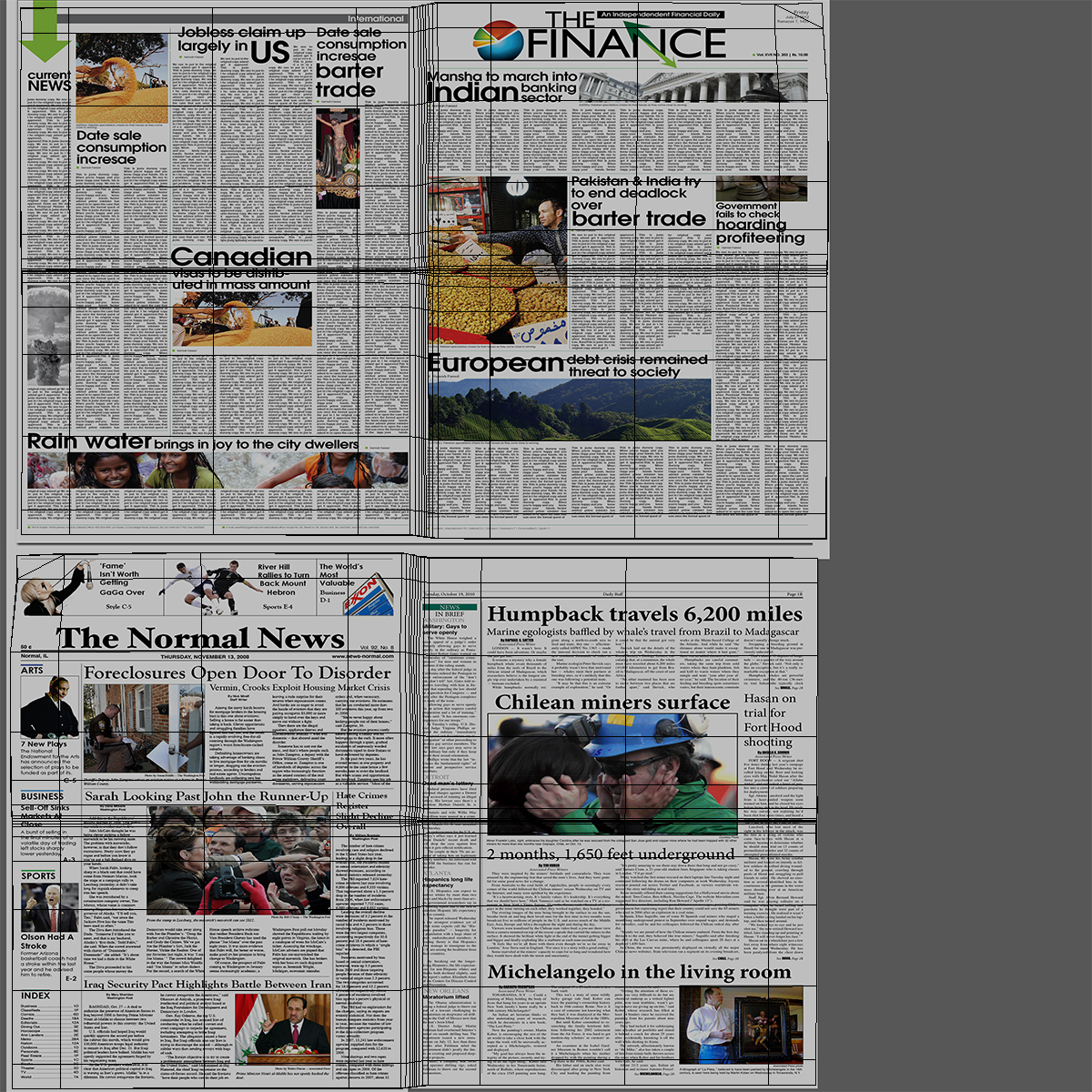 Newspaper 3D model