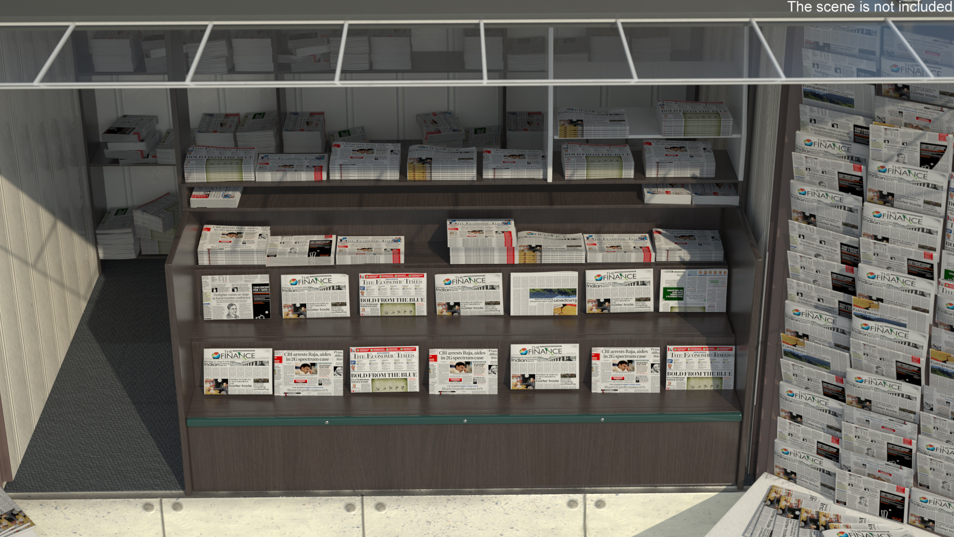 Newspaper 3D model