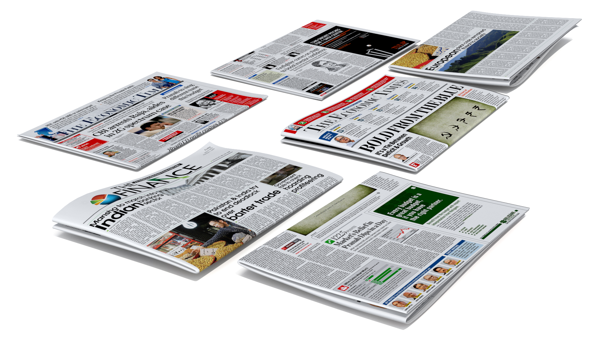 Newspaper 3D model