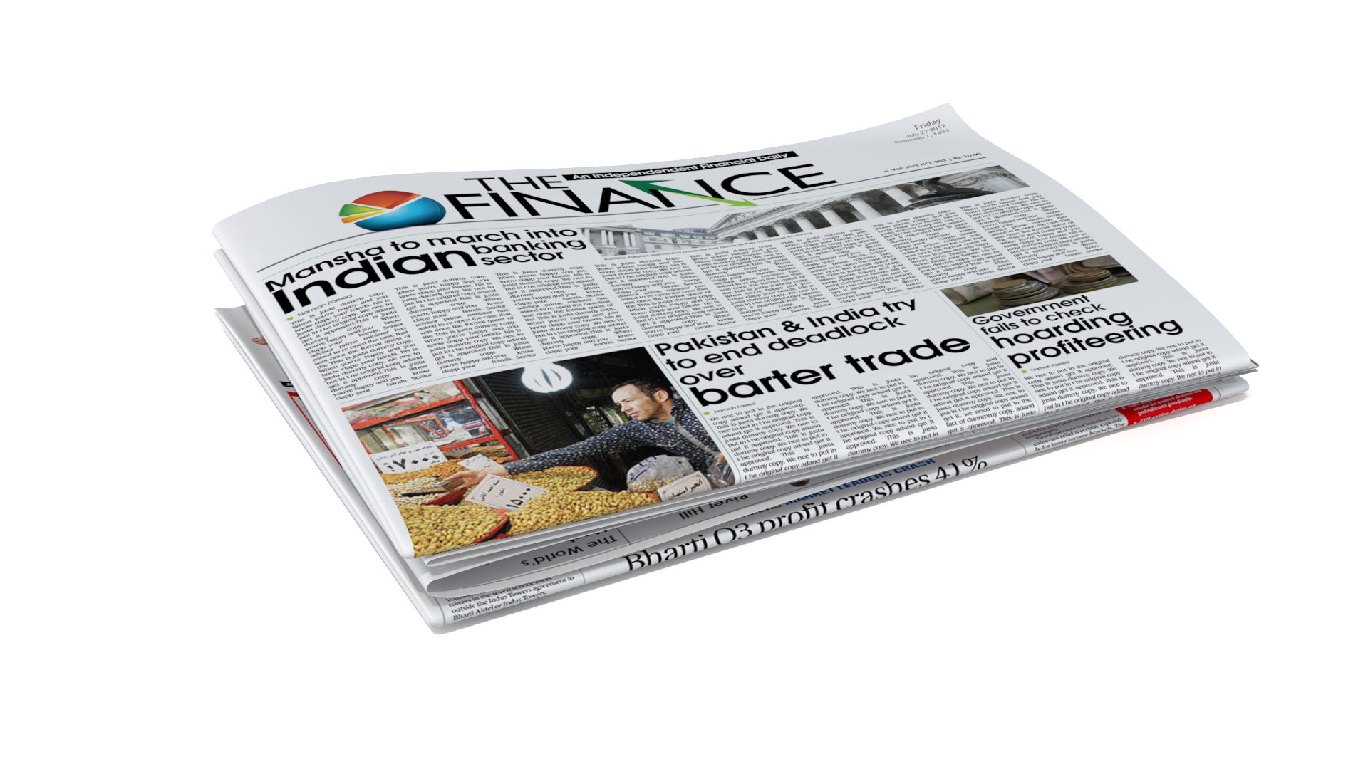 Newspaper 3D model