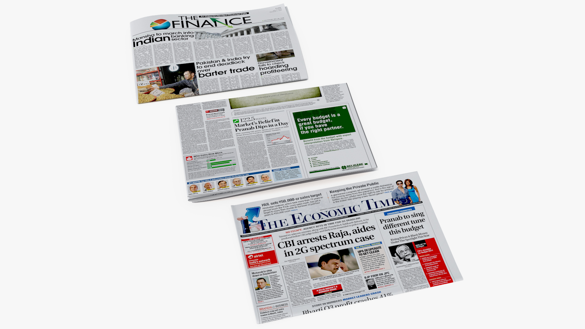 Newspaper 3D model