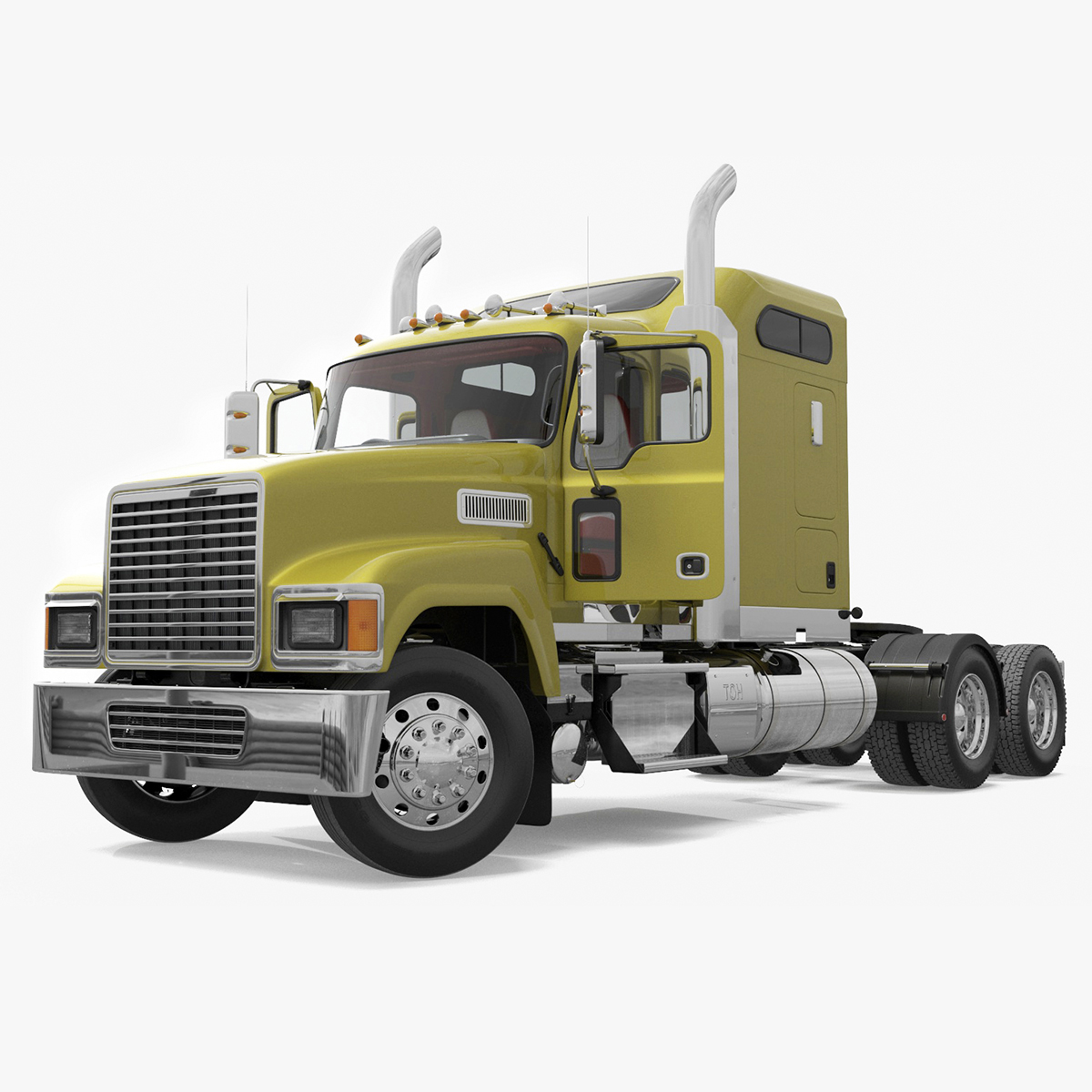 Freight Truck Rigged for Cinema 4D 3D model