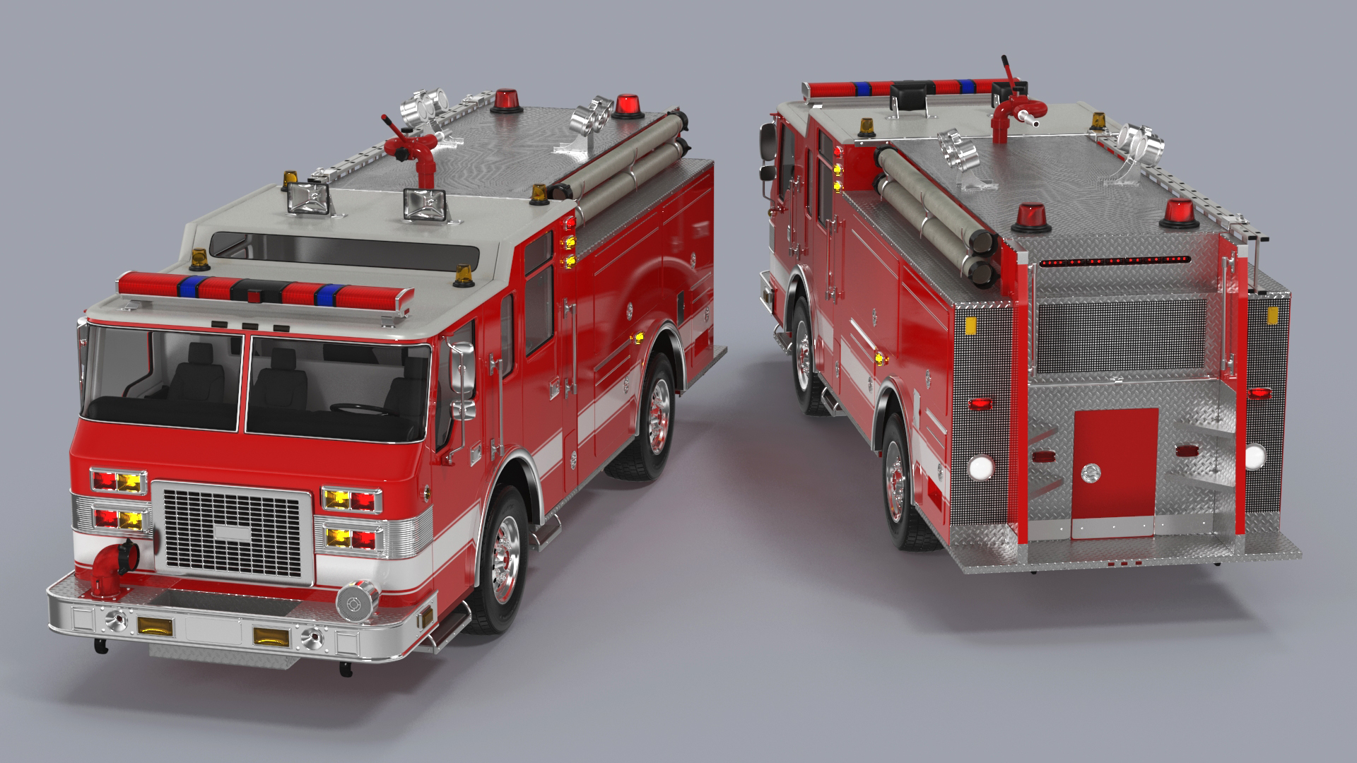 Pumper Fire Truck 3D