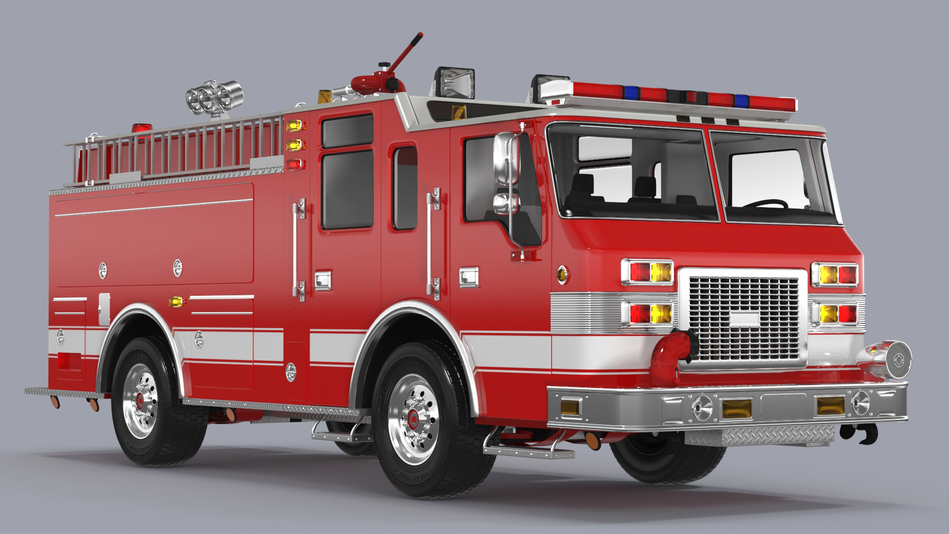 Pumper Fire Truck 3D