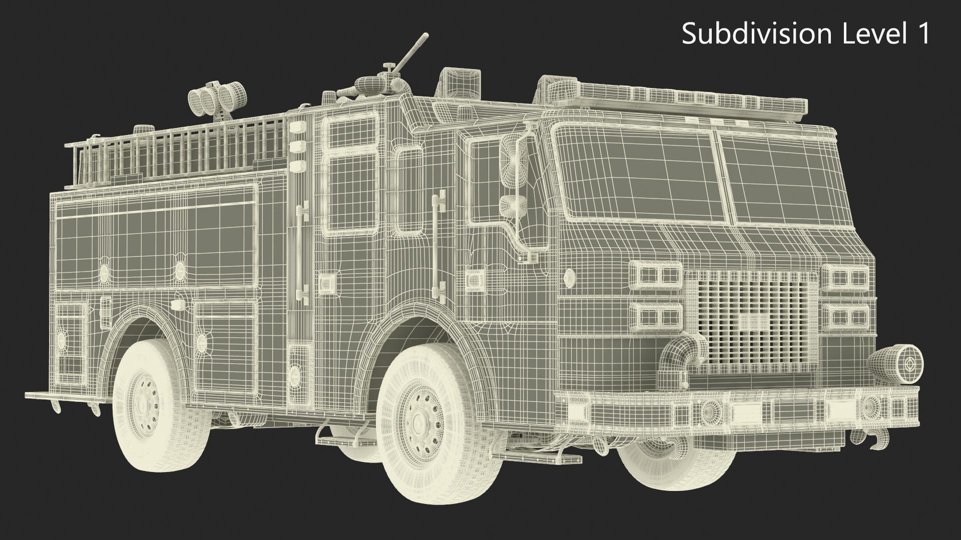 Pumper Fire Truck 3D