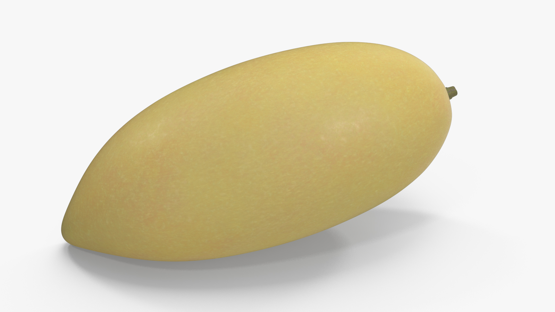 3D Pale Long Mango Fruit