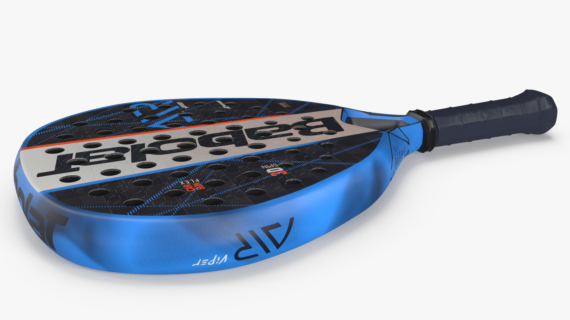 Babolar Air Padel Racket Blue 3D model