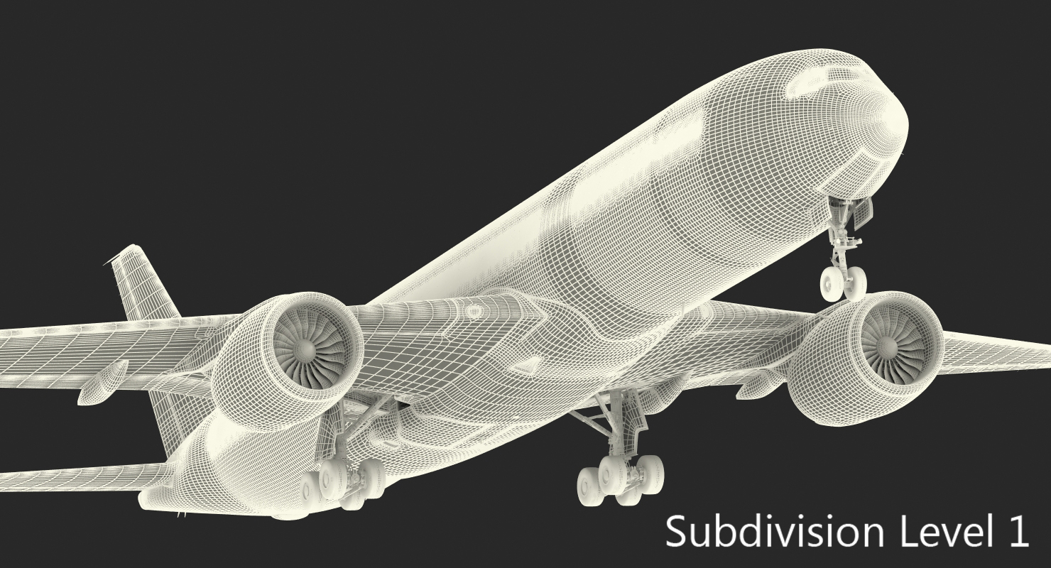 3D Airbus A350 900 Emirates Air Line model