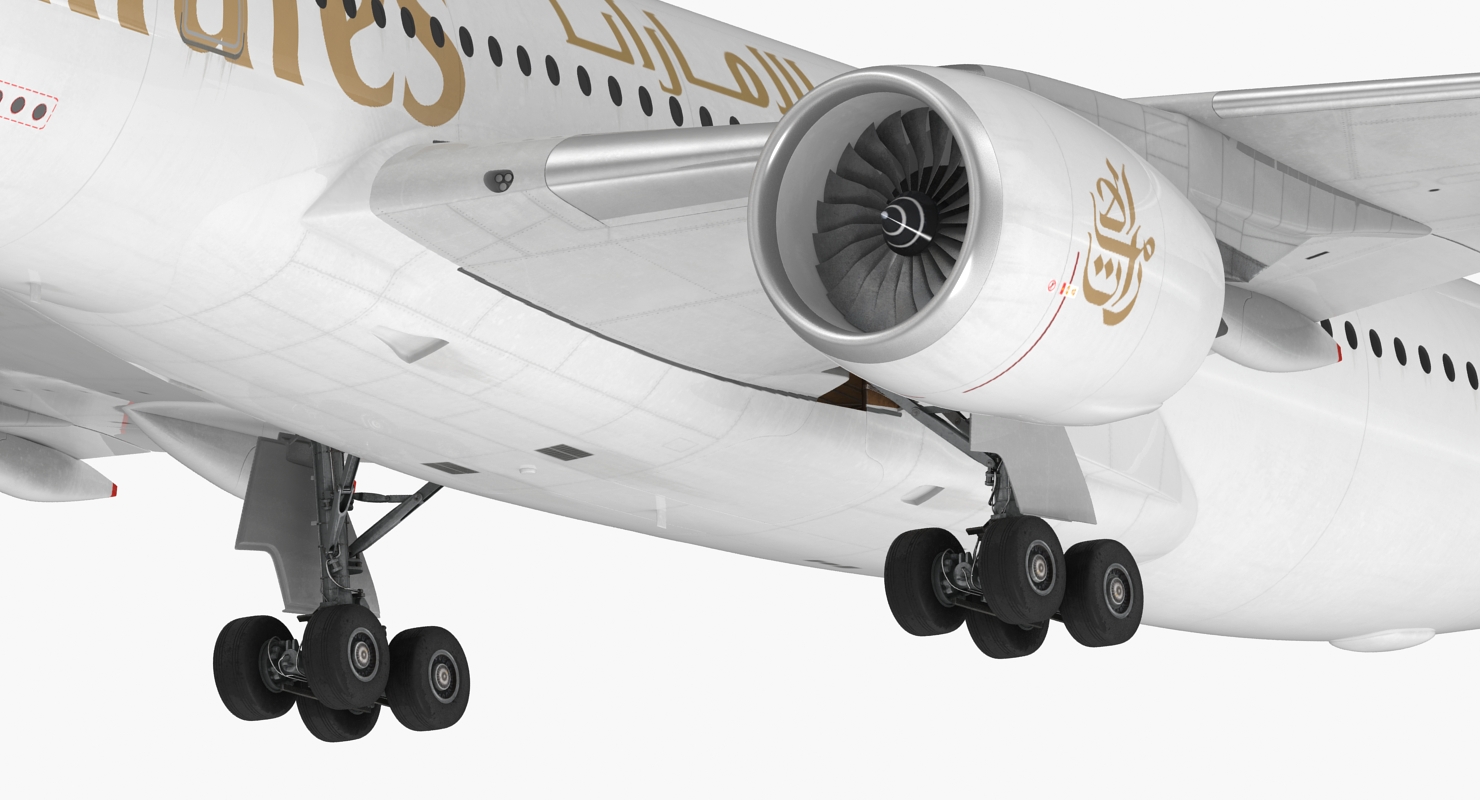 3D Airbus A350 900 Emirates Air Line model