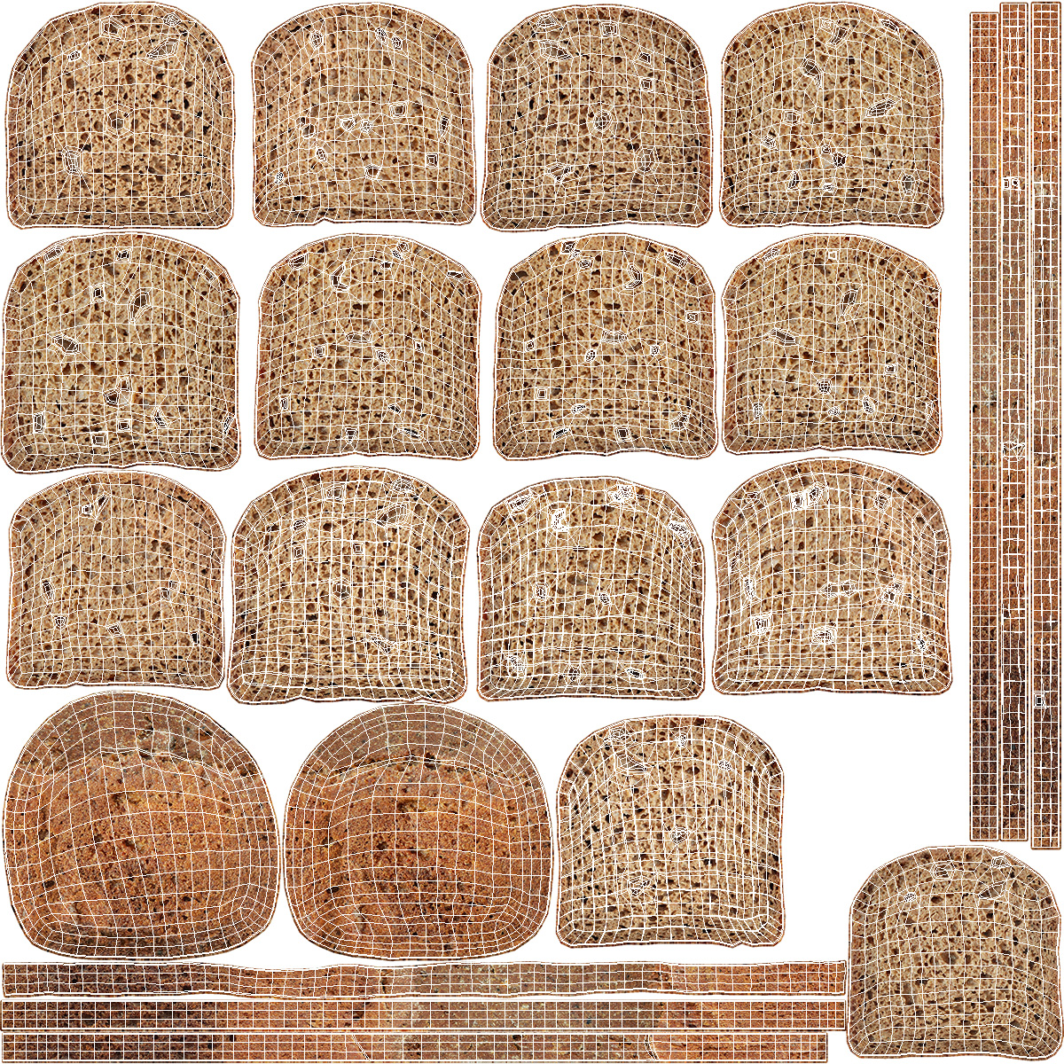 Bread Sliced 3D