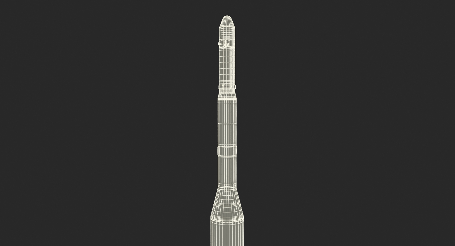 Taepodong 2 North Korean Ballistic Missile 3D