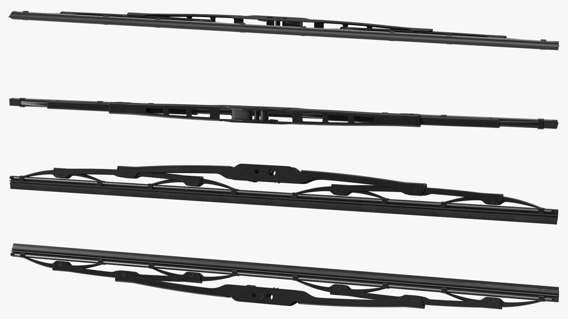 Conventional Windscreen Wiper 3D model