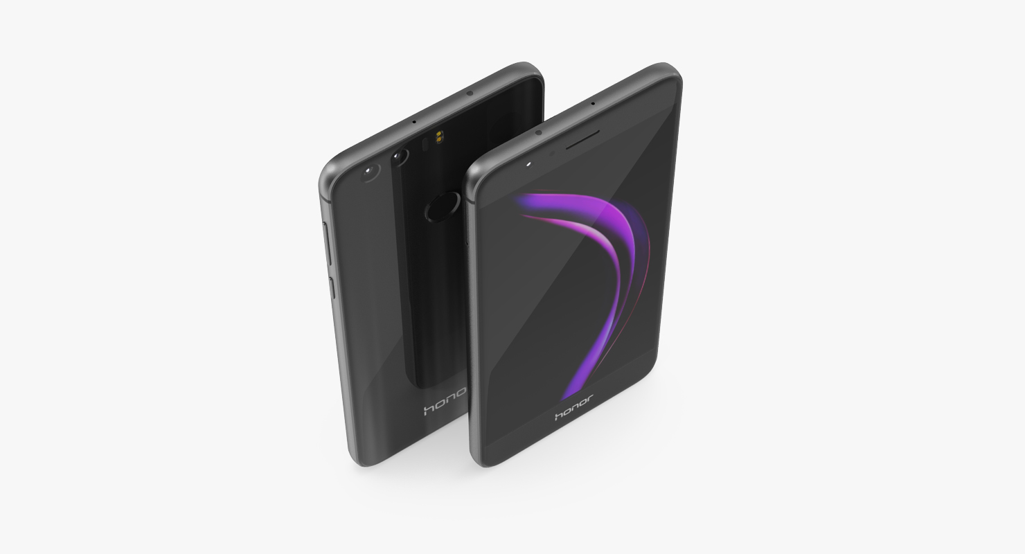 Huawei Honor 8 Midnight Black 3D model