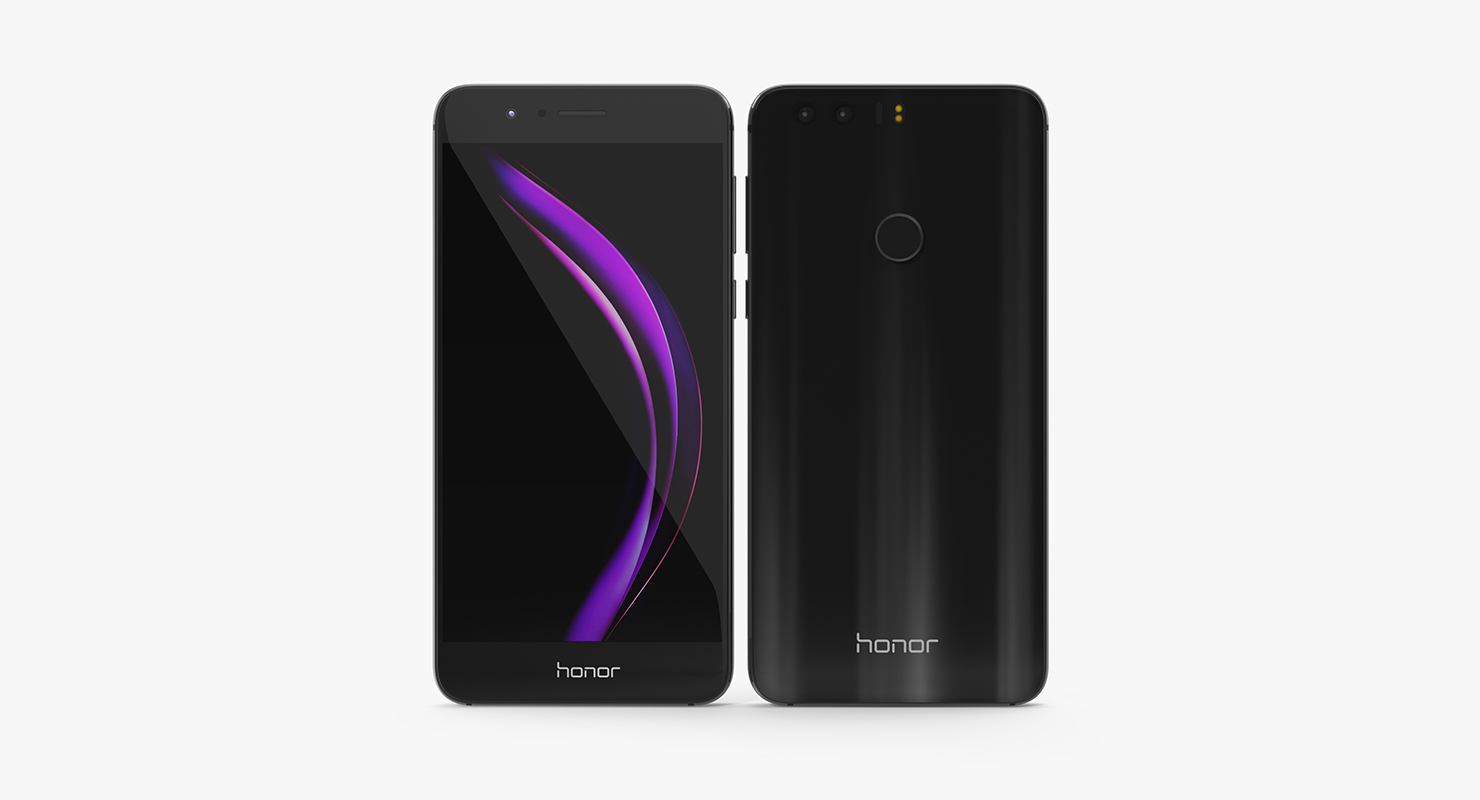 Huawei Honor 8 Midnight Black 3D model