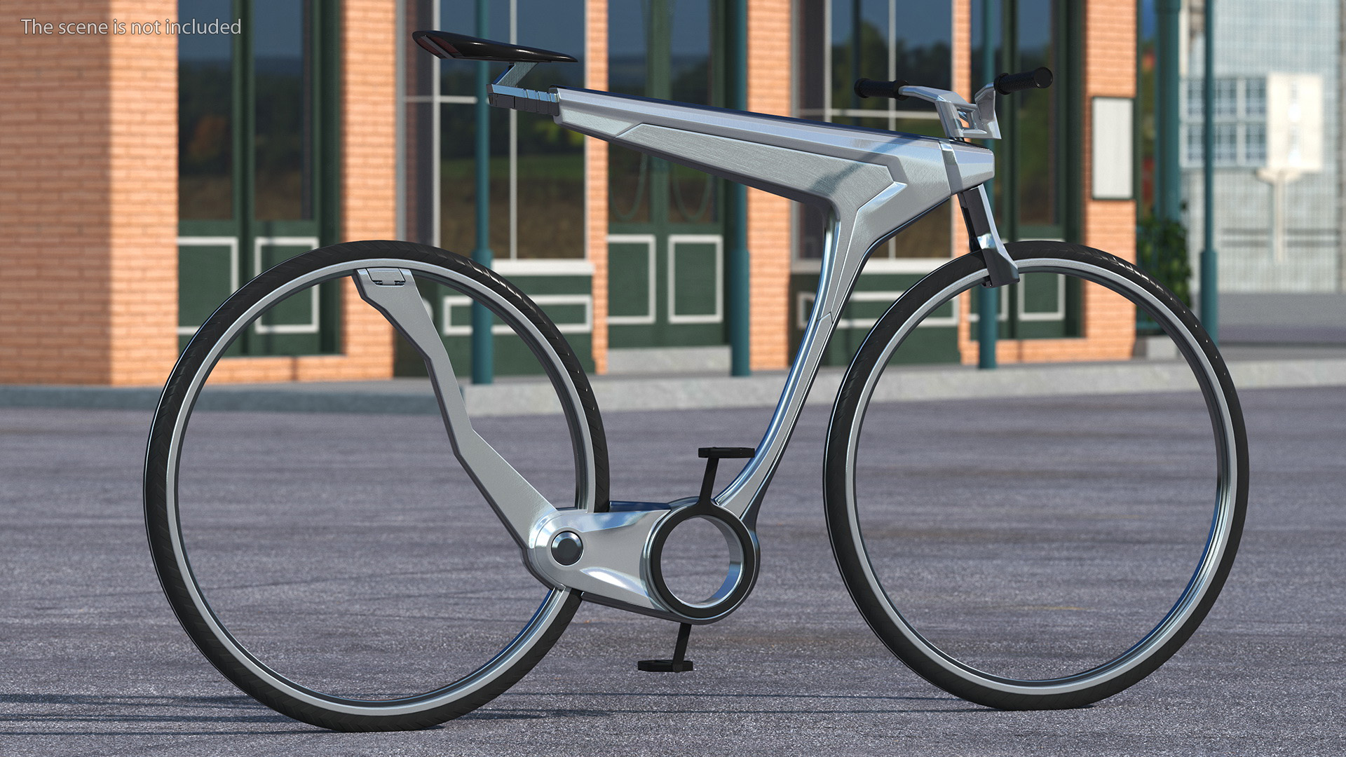 Futuristic Electric Bicycle 3D