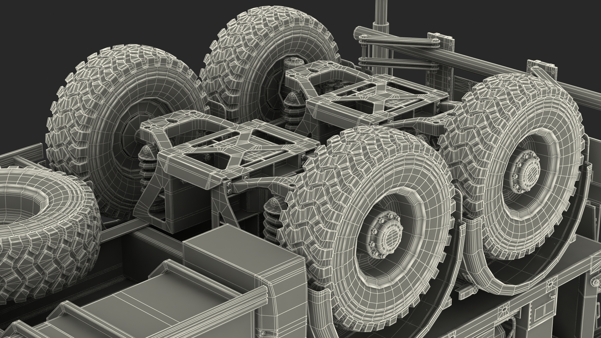 3D SAMP-T Medium Range Air Defense Missile System Rigged model