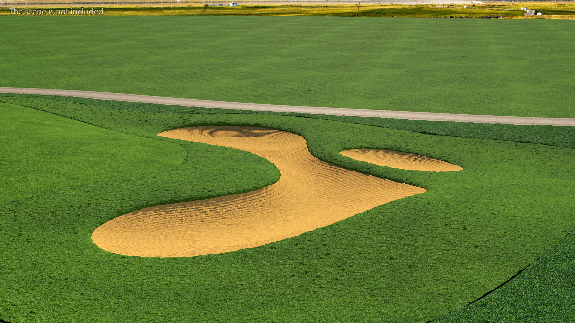 3D model Golf Course Sand Pit