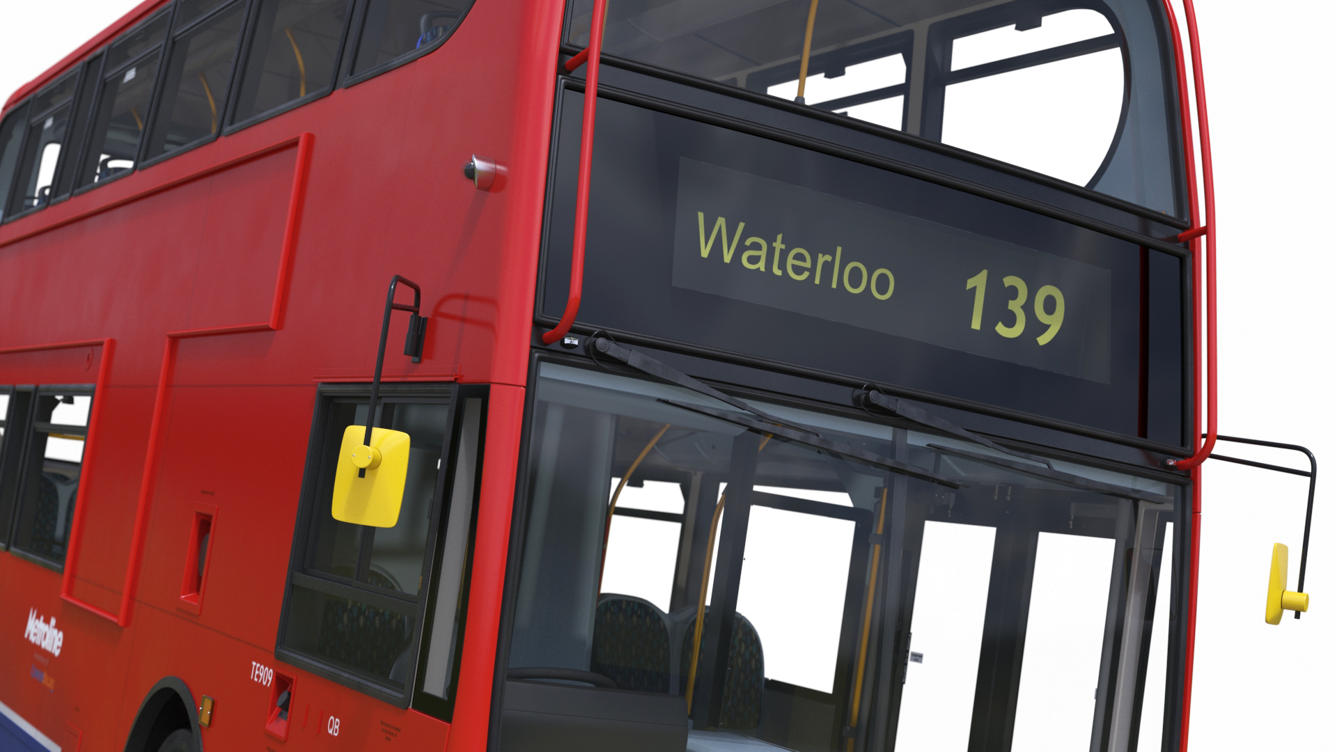 3D model London Double Decker Bus Enviro 400