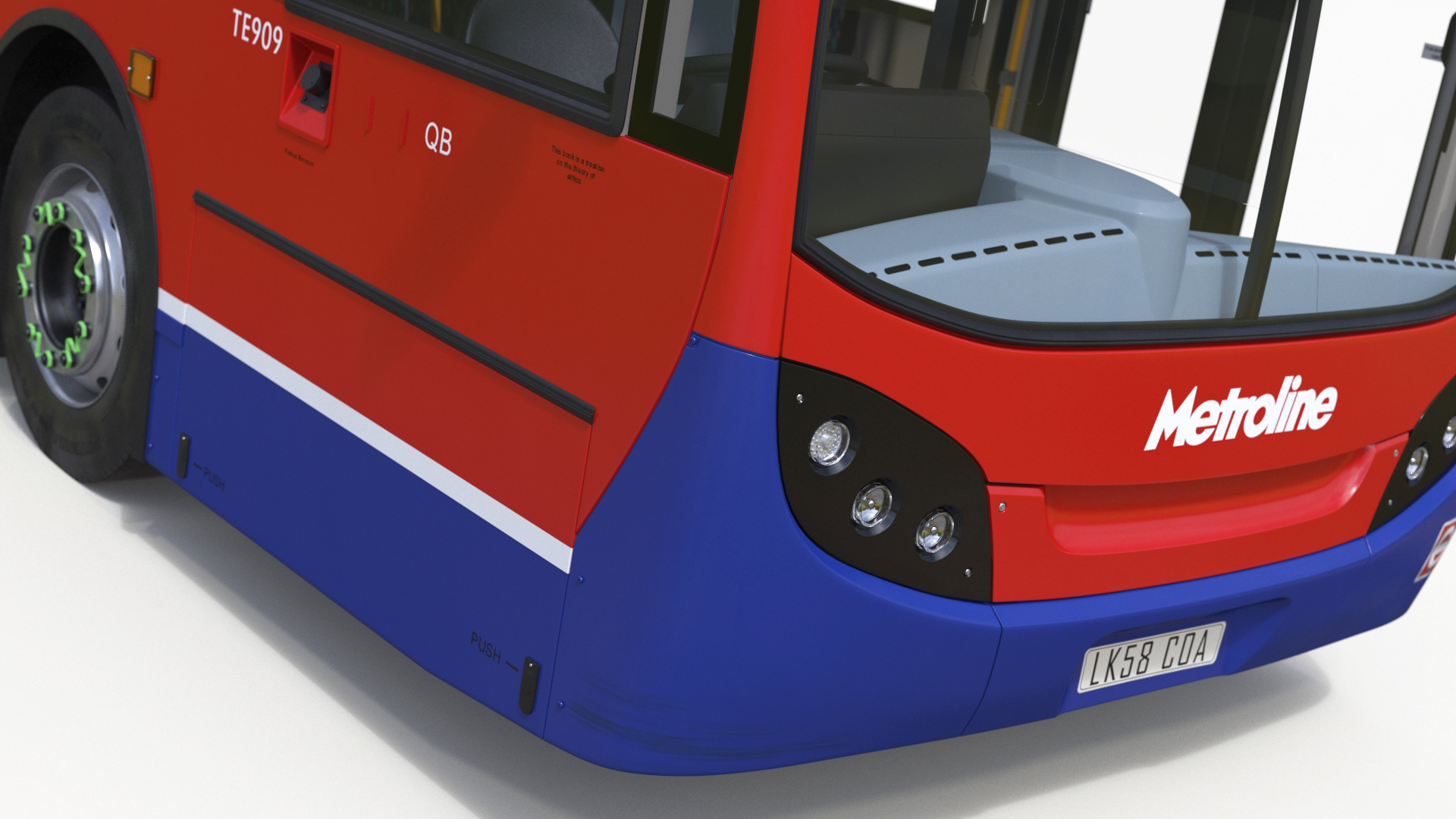 3D model London Double Decker Bus Enviro 400