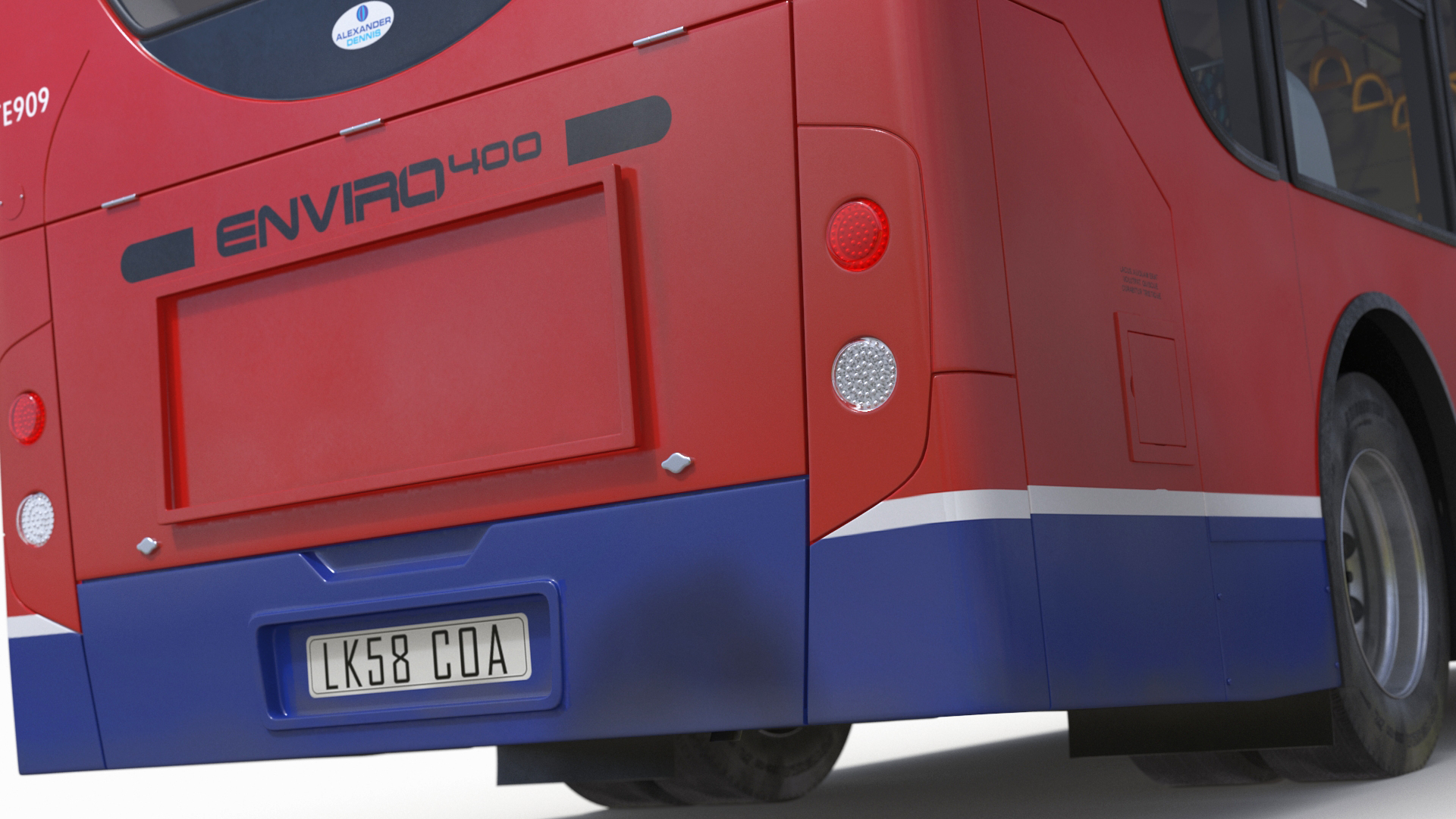 3D model London Double Decker Bus Enviro 400