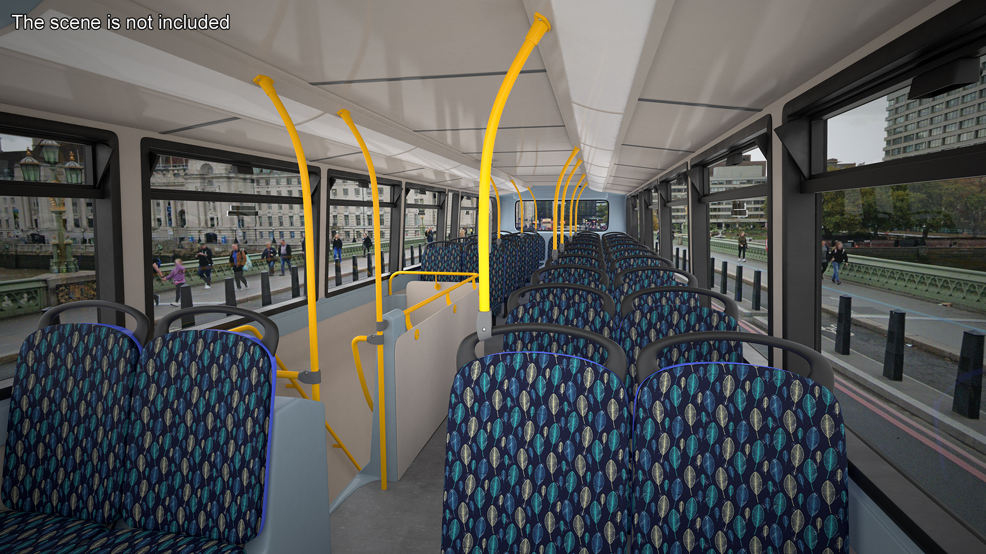 3D model London Double Decker Bus Enviro 400