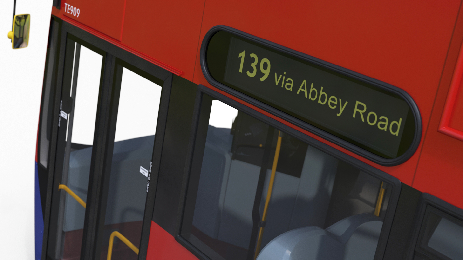 3D model London Double Decker Bus Enviro 400