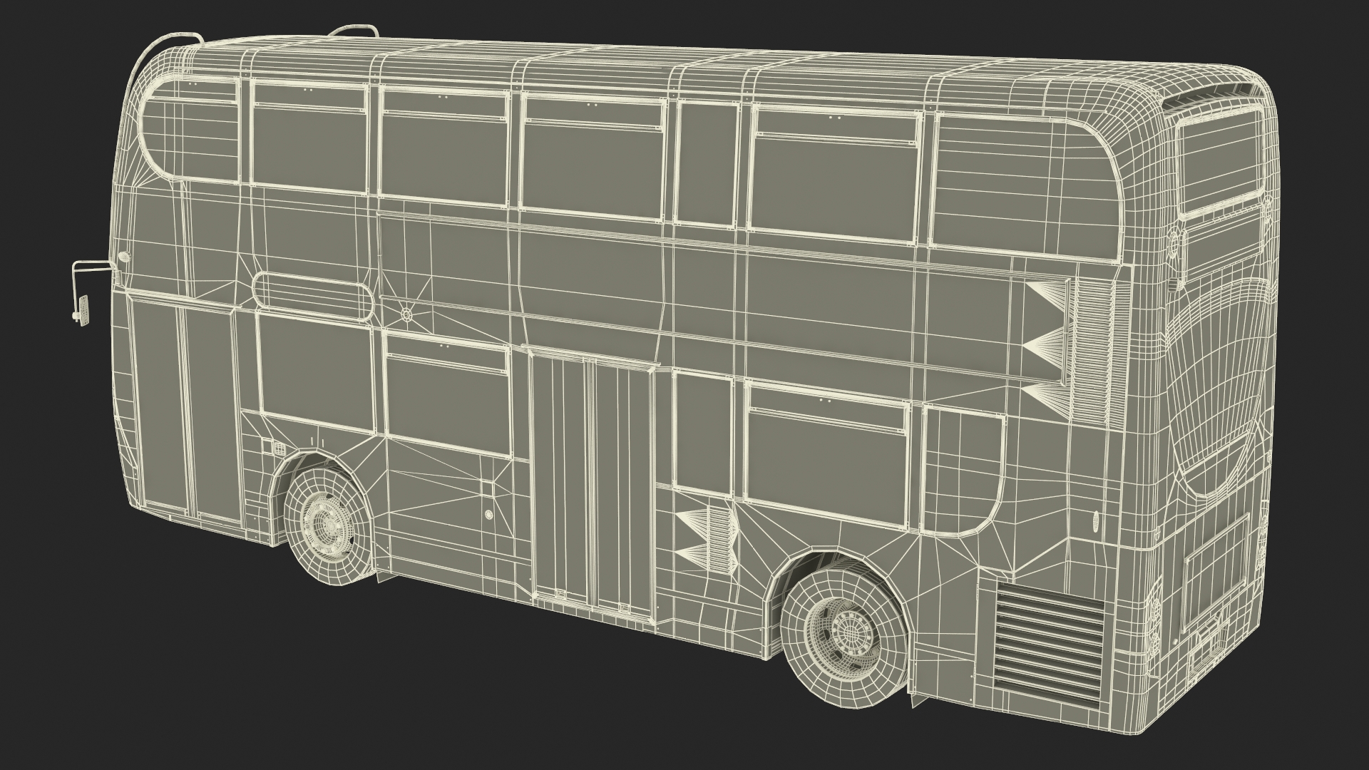 3D model London Double Decker Bus Enviro 400