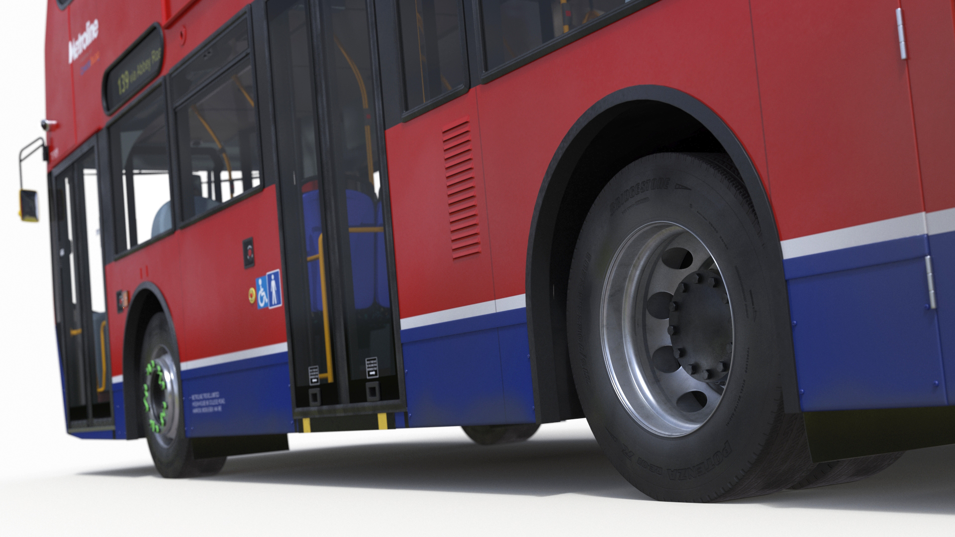 3D model London Double Decker Bus Enviro 400