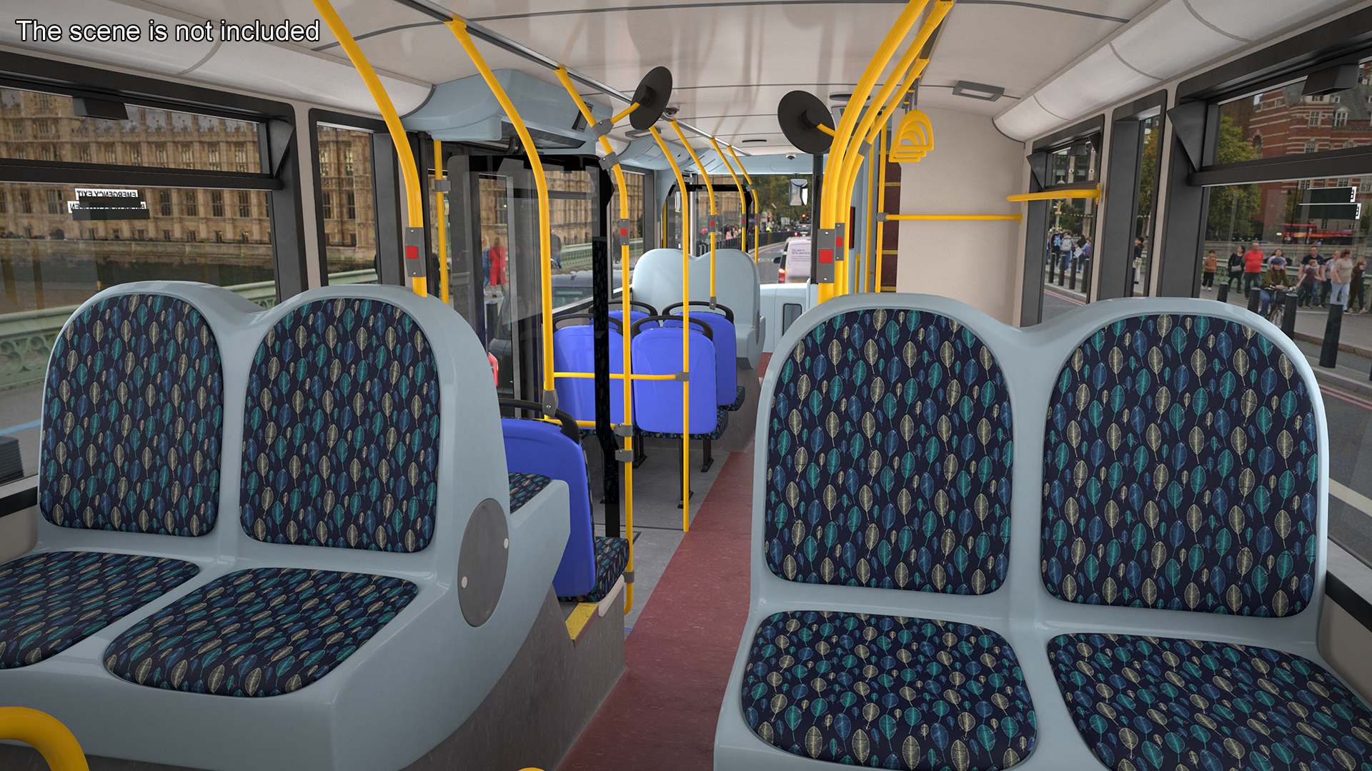 3D model London Double Decker Bus Enviro 400