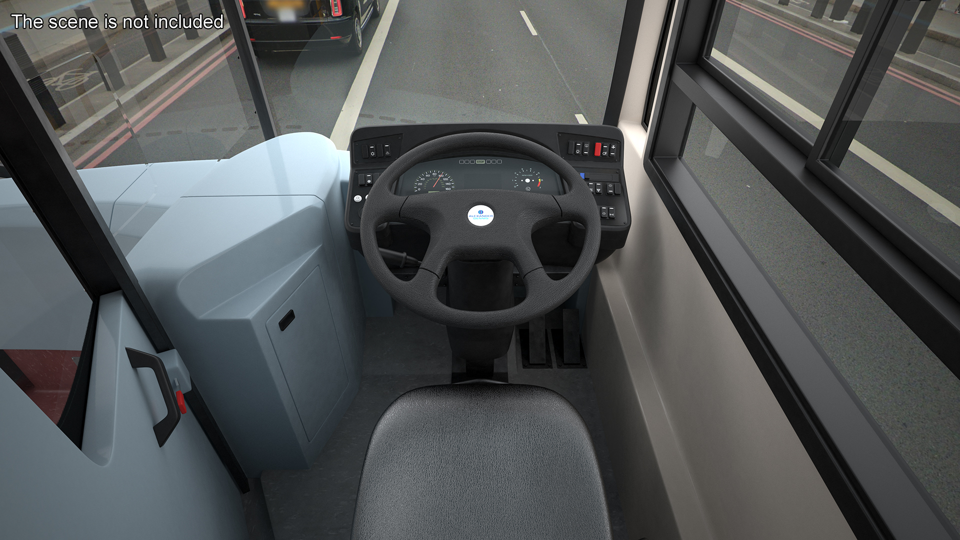 3D model London Double Decker Bus Enviro 400