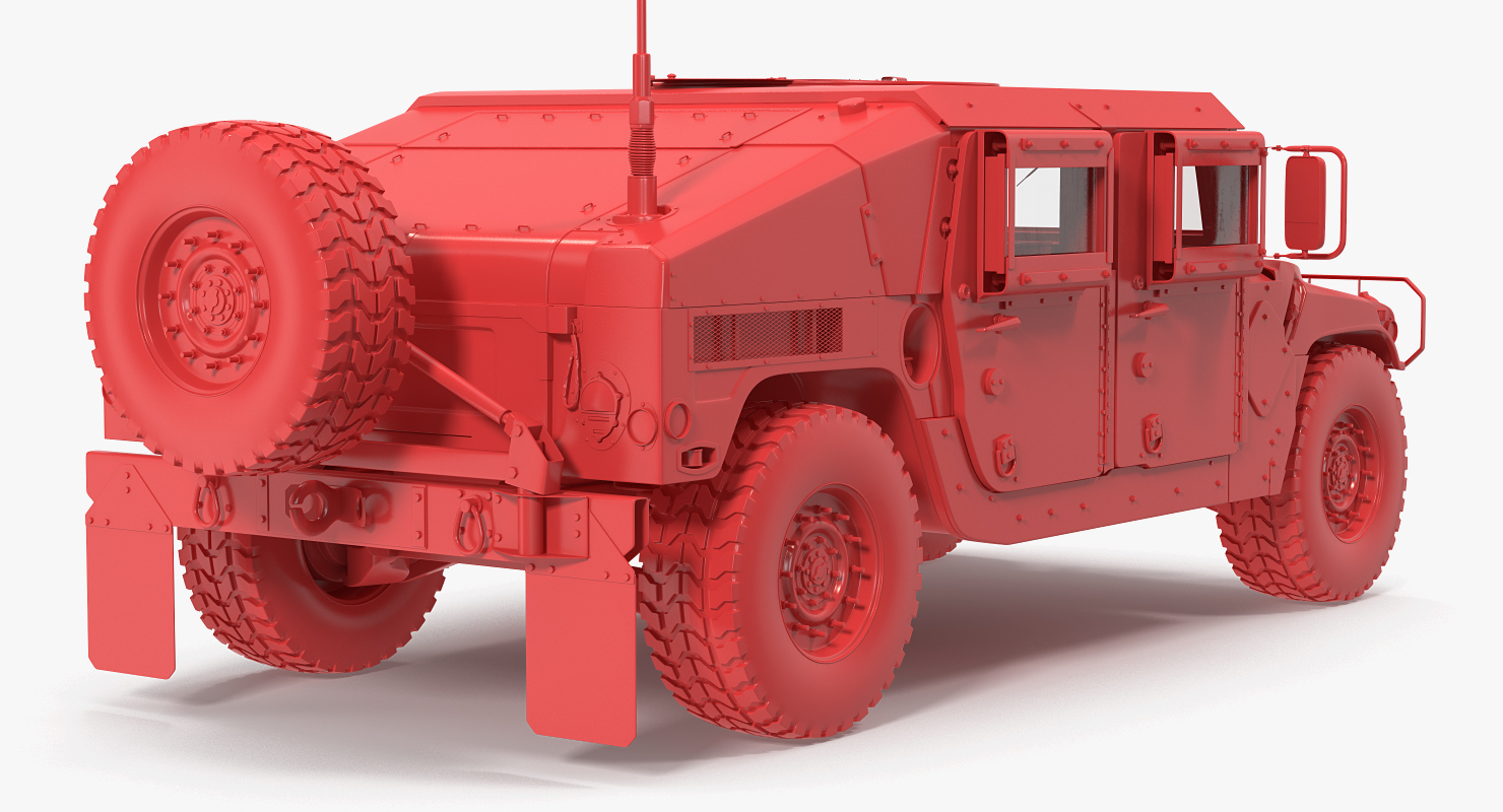 Humvee M1151 Desert 3D model