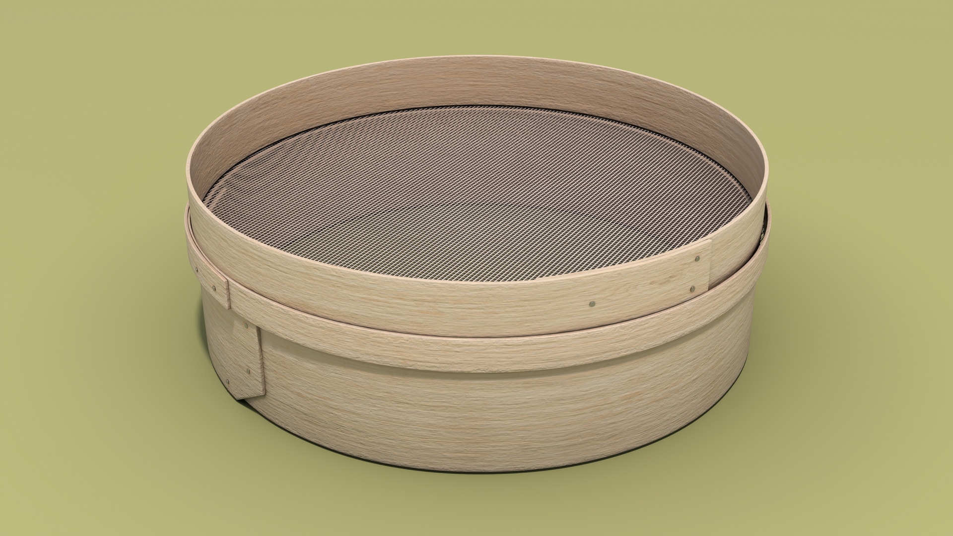 Wooden Sieve 3D